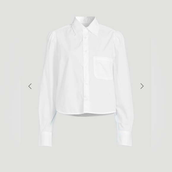 CITIZENS OF HUMANITY Nia Puff-Sleeve Poplin Shirt - Picture 2 of 6